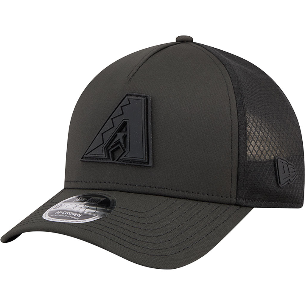 MLB Arizona Diamondbacks New Era Arched 9FORTY M-Crown Snapback Hat - Black