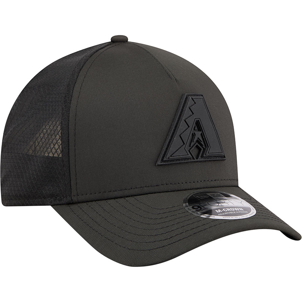 MLB Arizona Diamondbacks New Era Arched 9FORTY M-Crown Snapback Hat - Black