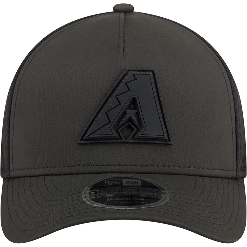 MLB Arizona Diamondbacks New Era Arched 9FORTY M-Crown Snapback Hat - Black
