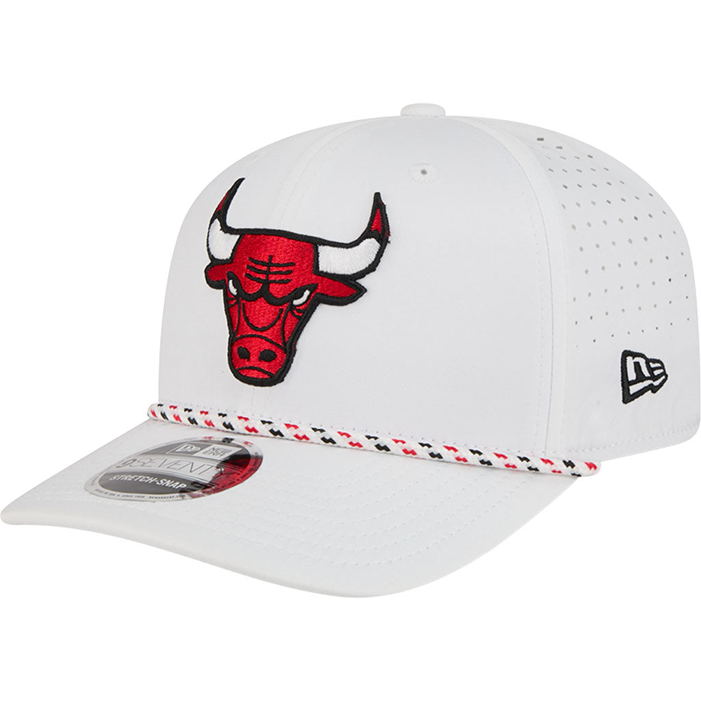 NBA Chicago Bulls New Era Sport 9SEVENTY Stretch Snapback Hat - White