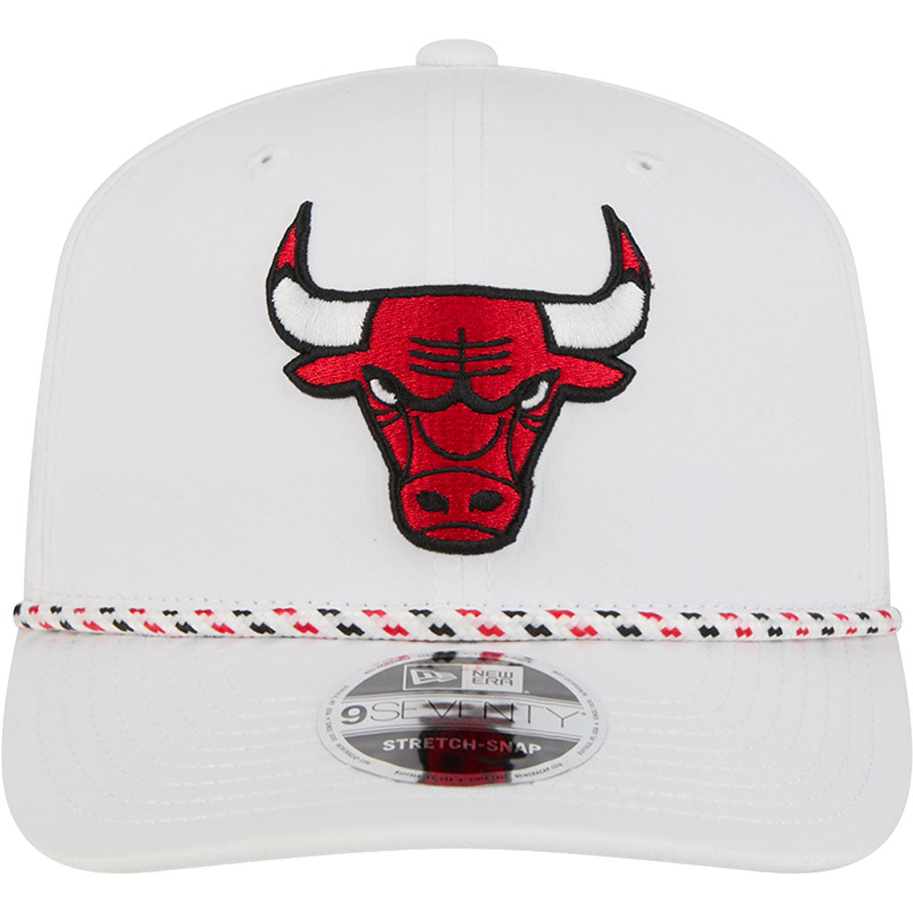 NBA Chicago Bulls New Era Sport 9SEVENTY Stretch Snapback Hat - White