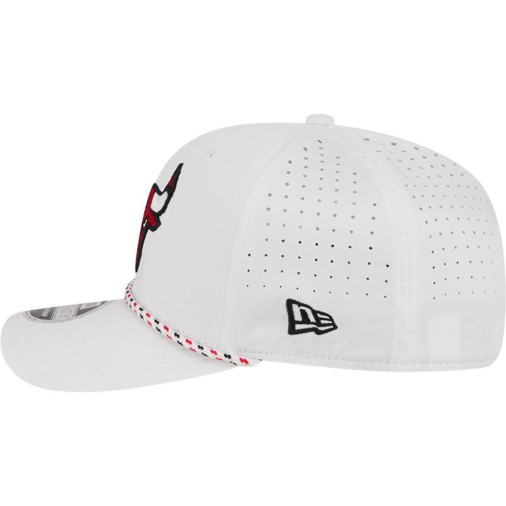 NBA Chicago Bulls New Era Sport 9SEVENTY Stretch Snapback Hat - White