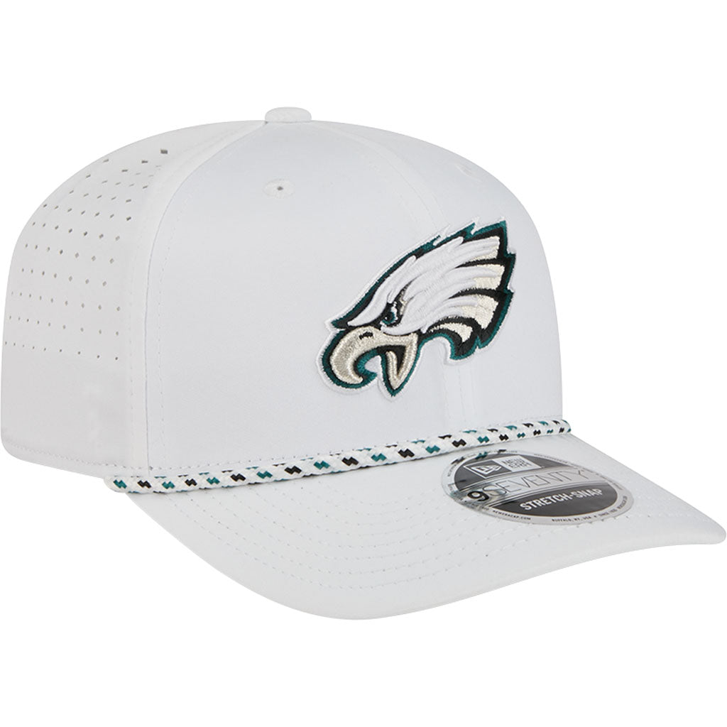 NFL Philadelphia Eagles New Era Sport 9SEVENTY Stretch Snapback Hat - White