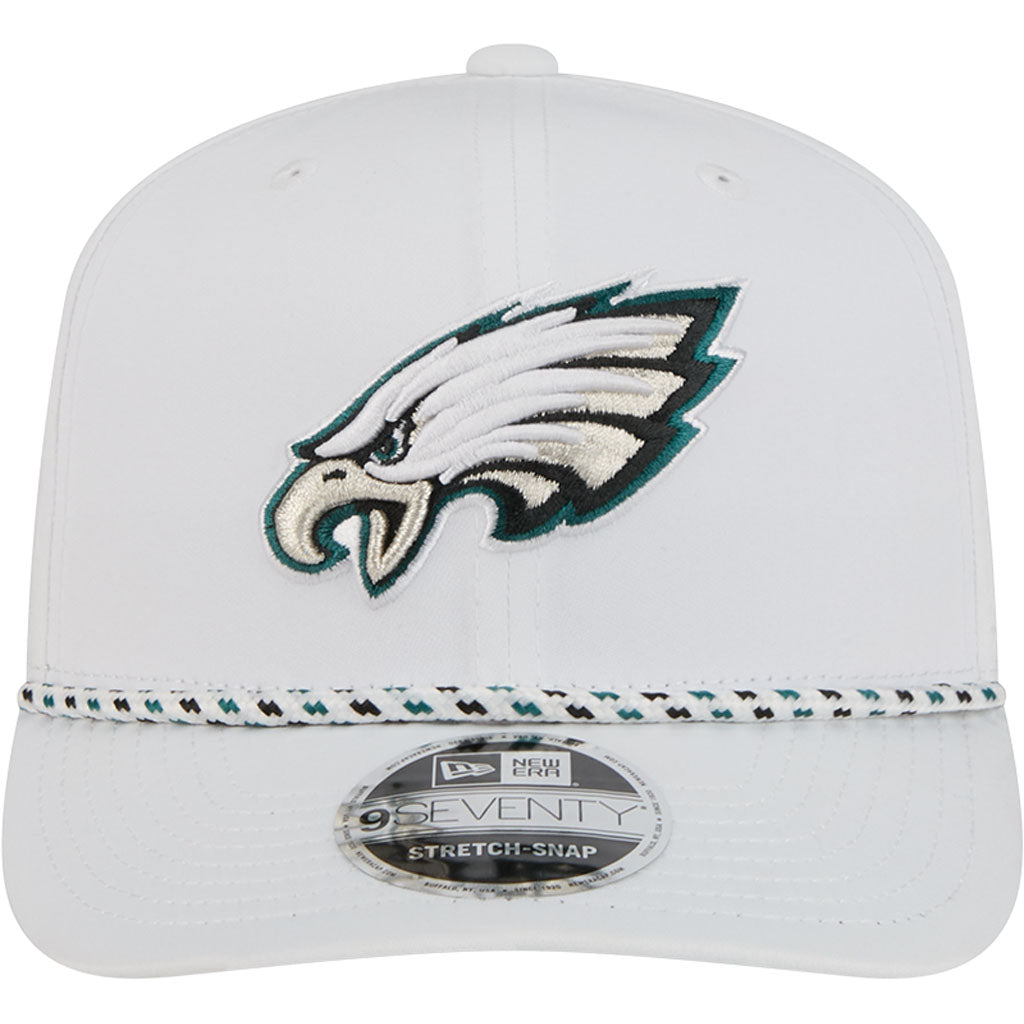 NFL Philadelphia Eagles New Era Sport 9SEVENTY Stretch Snapback Hat - White
