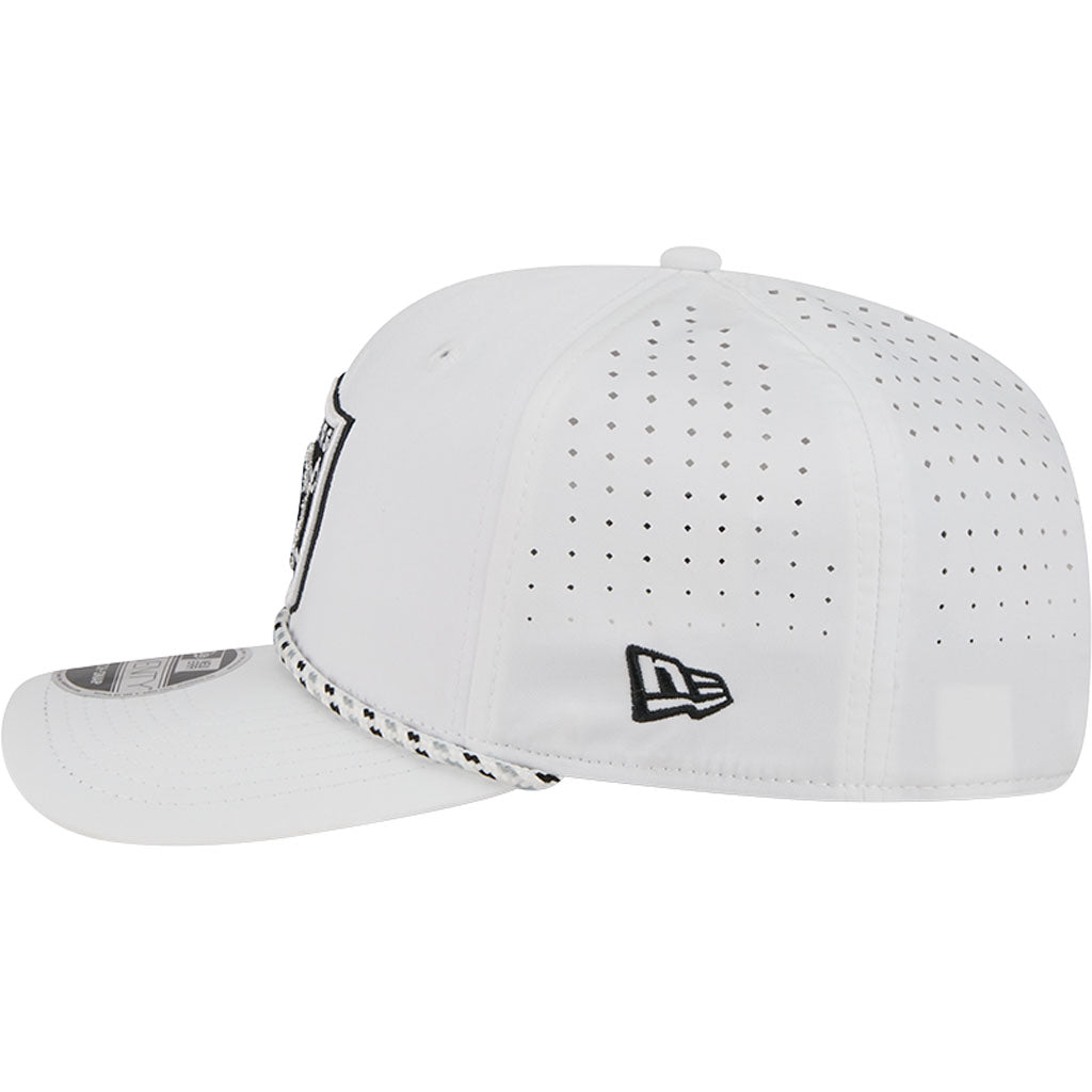 NFL Las Vegas Raiders New Era Sport 9SEVENTY Stretch Snapback Hat - White