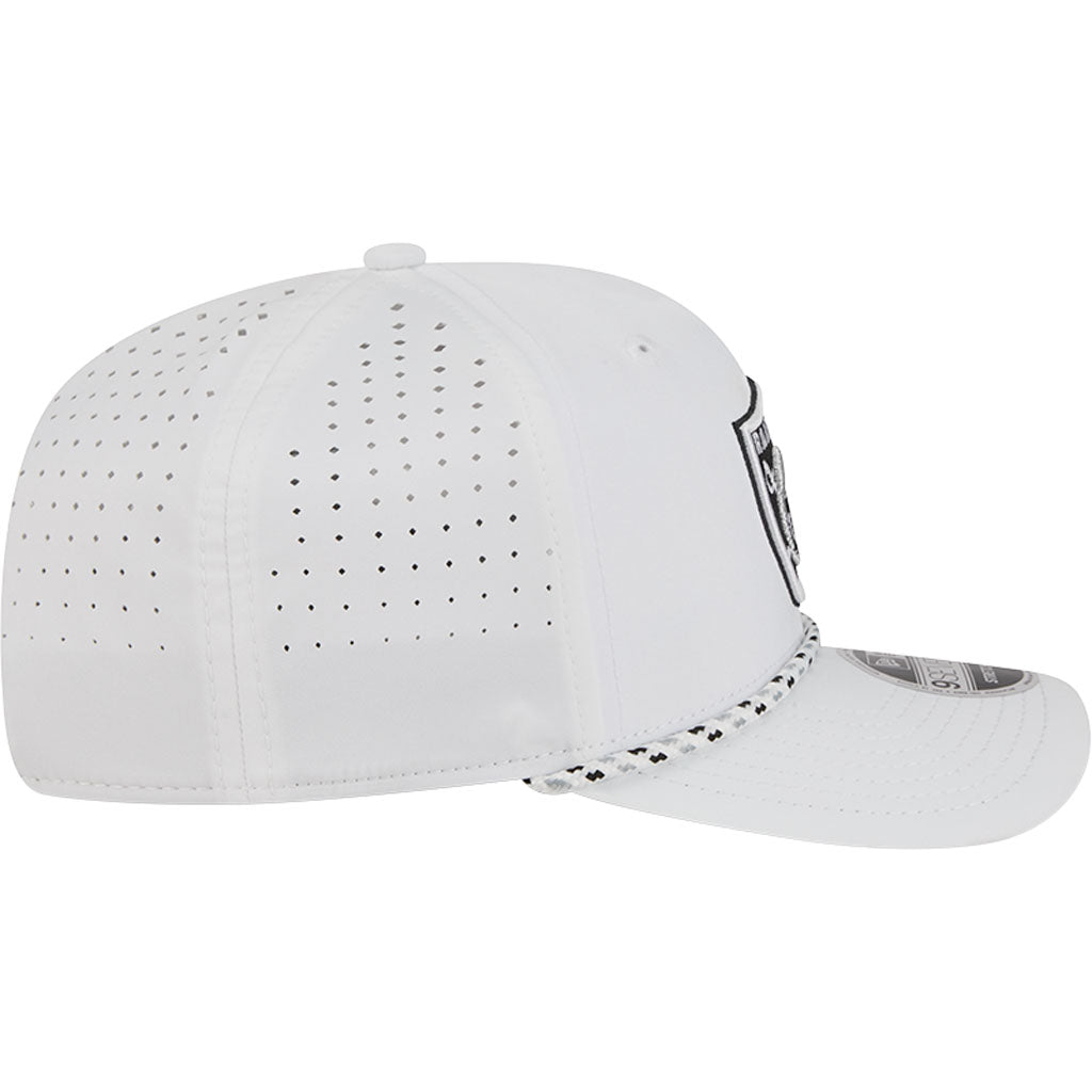NFL Las Vegas Raiders New Era Sport 9SEVENTY Stretch Snapback Hat - White