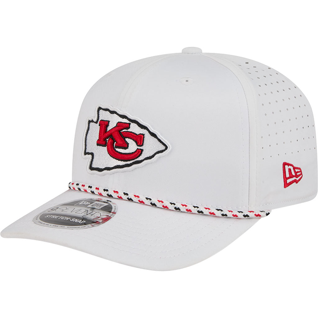 NFL Kansas City Chiefs New Era Sport 9SEVENTY Stretch Snapback Hat - White