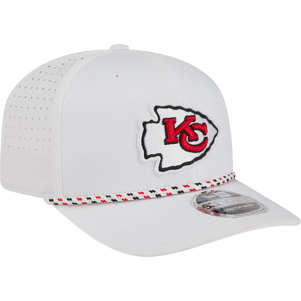 NFL Kansas City Chiefs New Era Sport 9SEVENTY Stretch Snapback Hat - White