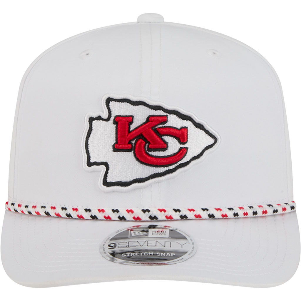 NFL Kansas City Chiefs New Era Sport 9SEVENTY Stretch Snapback Hat - White