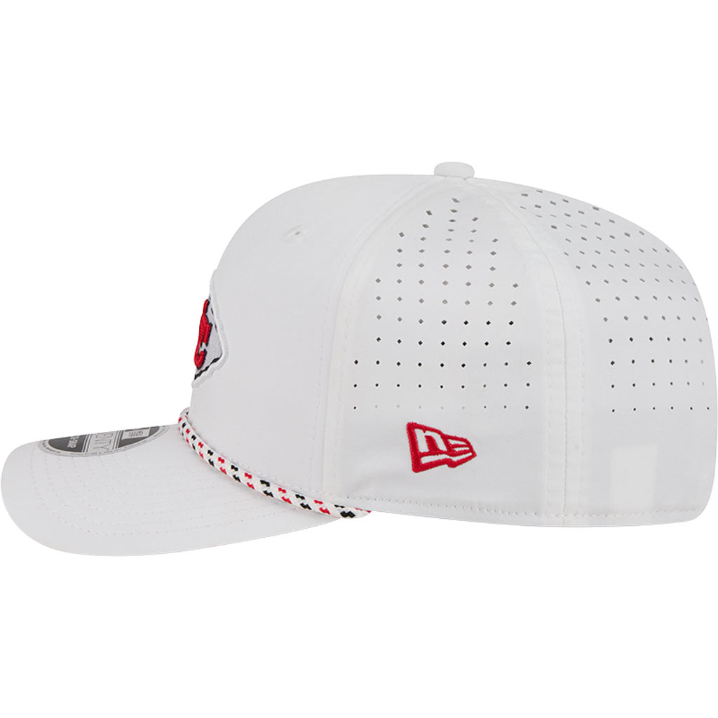 NFL Kansas City Chiefs New Era Sport 9SEVENTY Stretch Snapback Hat - White