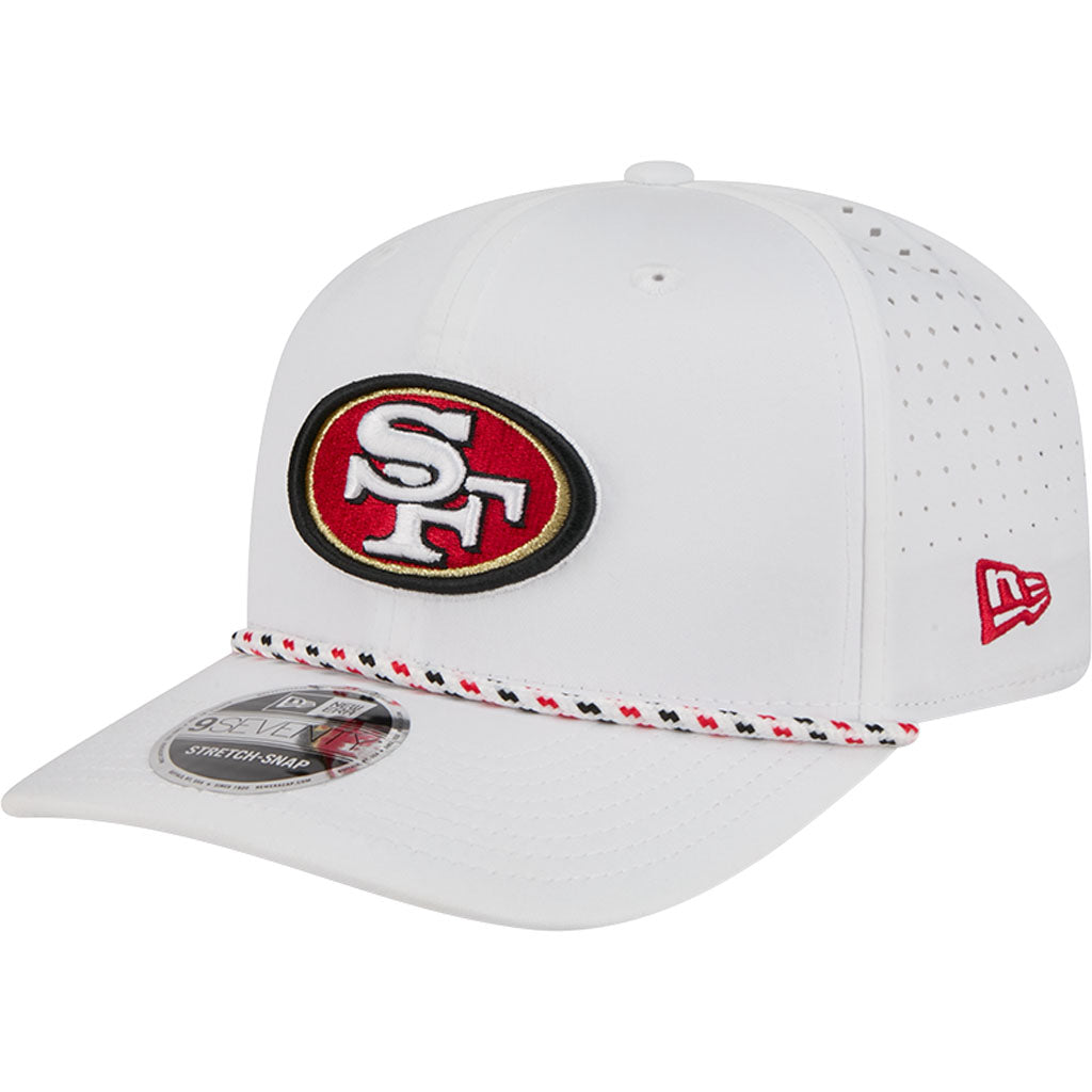NFL San Francisco 49ers New Era Sport 9SEVENTY Stretch Snapback Hat - White