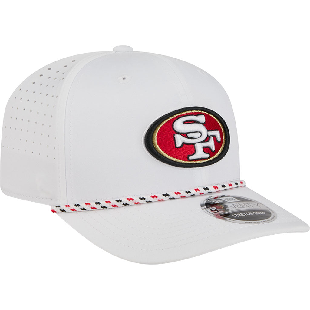 NFL San Francisco 49ers New Era Sport 9SEVENTY Stretch Snapback Hat - White