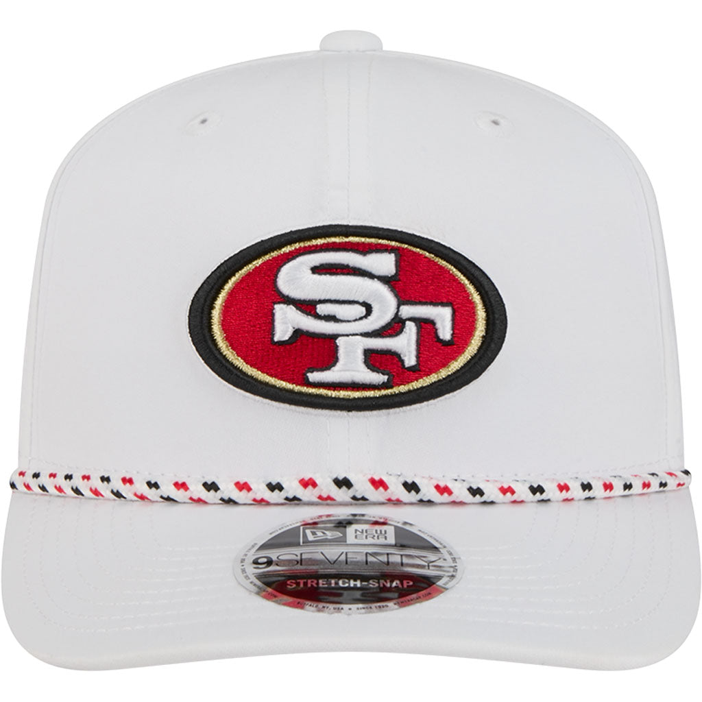 NFL San Francisco 49ers New Era Sport 9SEVENTY Stretch Snapback Hat - White