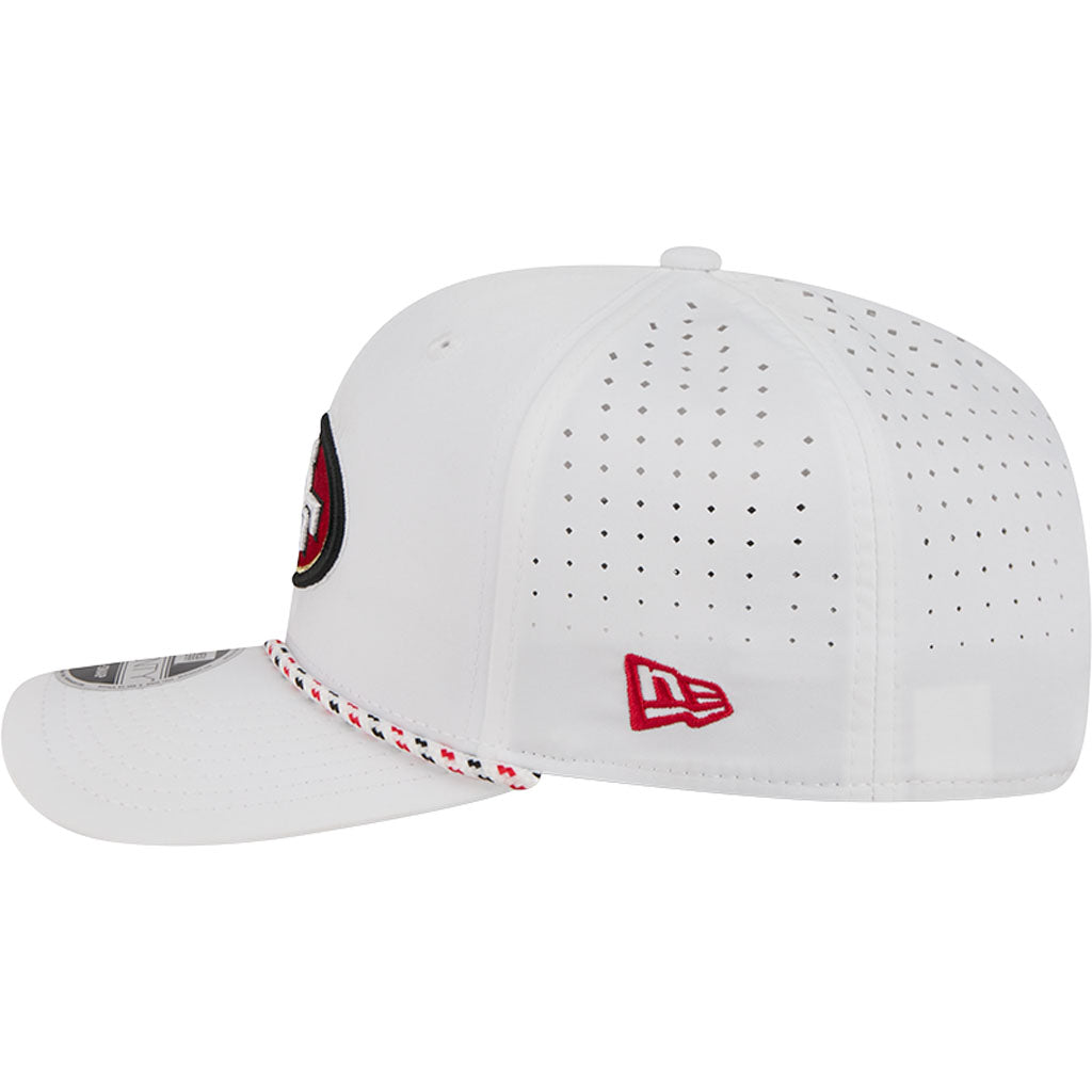 NFL San Francisco 49ers New Era Sport 9SEVENTY Stretch Snapback Hat - White