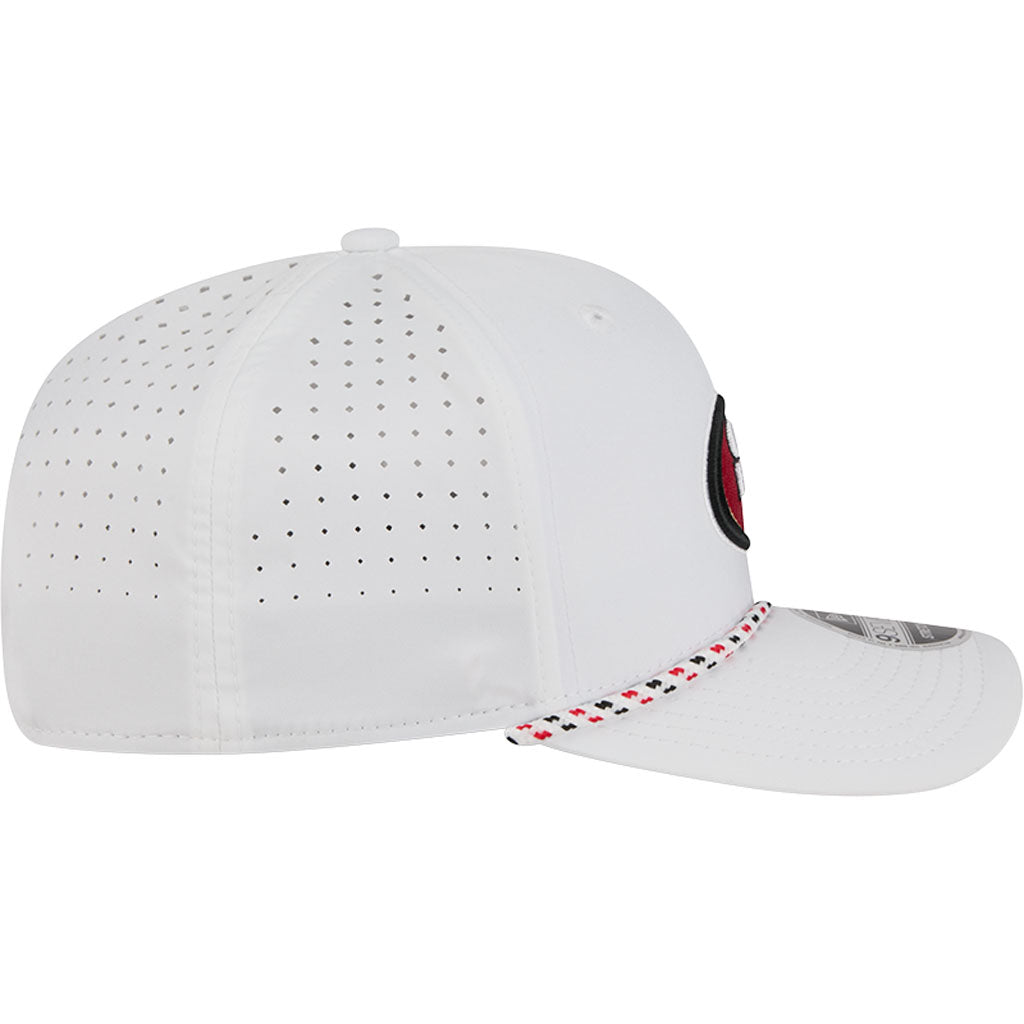 NFL San Francisco 49ers New Era Sport 9SEVENTY Stretch Snapback Hat - White
