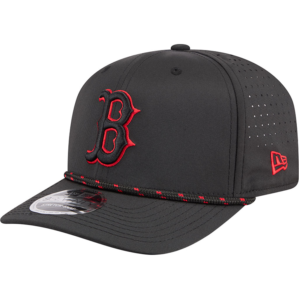 MLB Boston Red Sox New Era Sport 9SEVENTY Stretch Snap Hat - Black