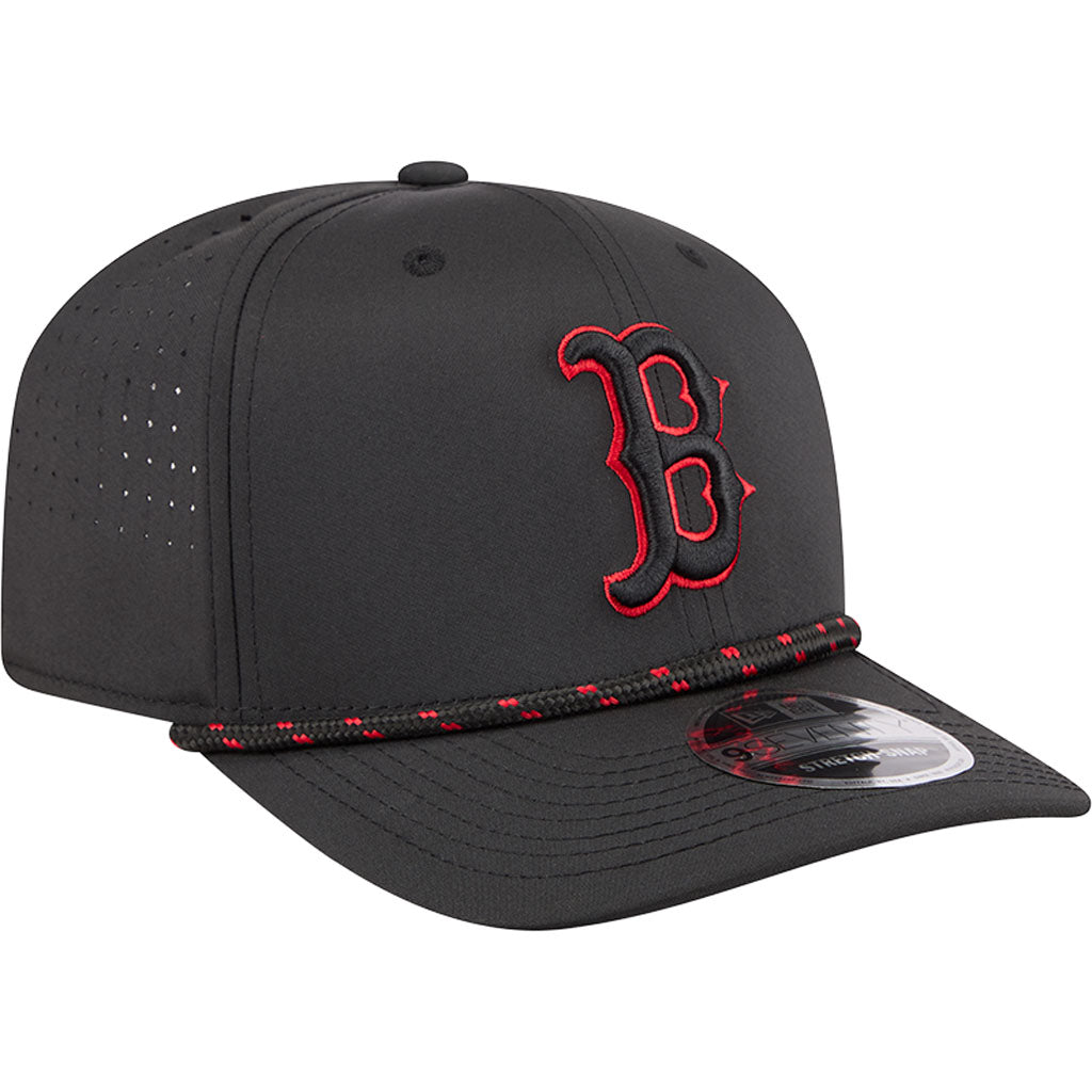 MLB Boston Red Sox New Era Sport 9SEVENTY Stretch Snap Hat - Black