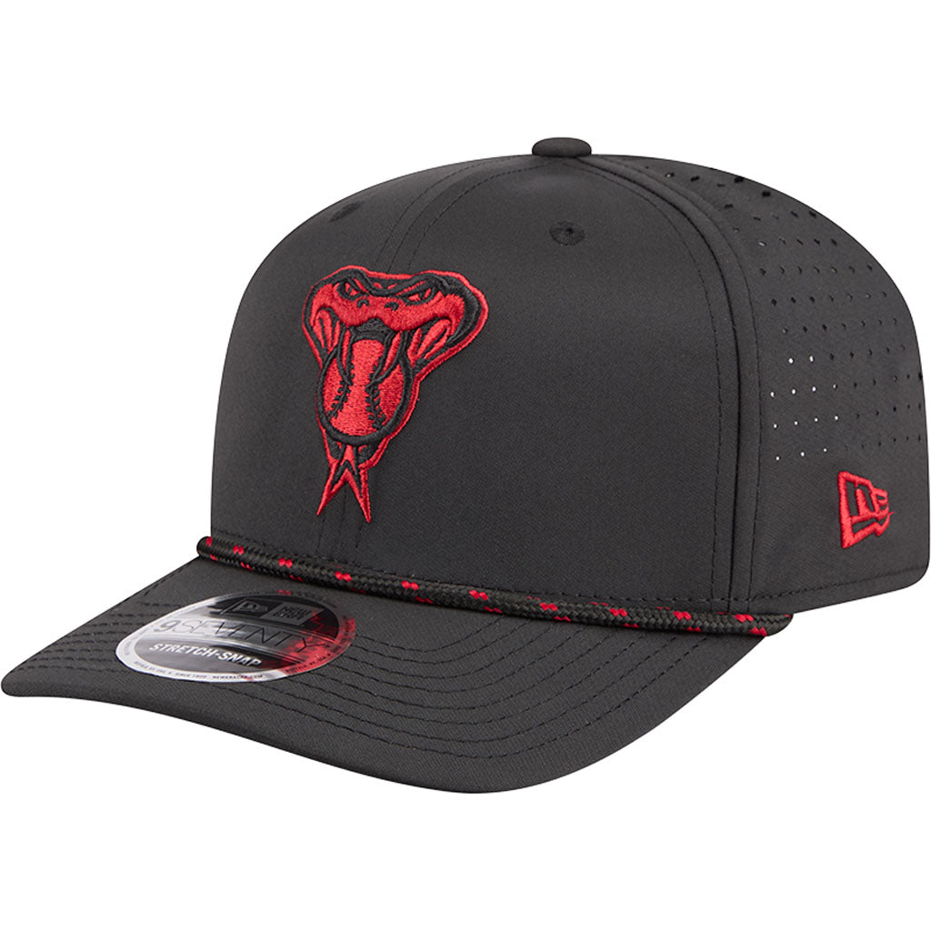 MLB Arizona Diamondbacks New Era Sport 9SEVENTY Stretch Snap Hat - Black