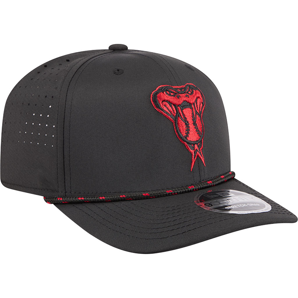 MLB Arizona Diamondbacks New Era Sport 9SEVENTY Stretch Snap Hat - Black