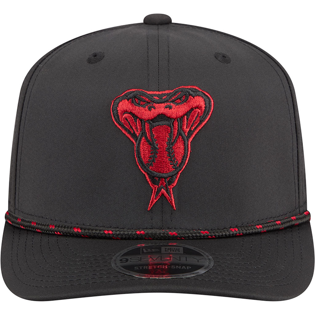 MLB Arizona Diamondbacks New Era Sport 9SEVENTY Stretch Snap Hat - Black