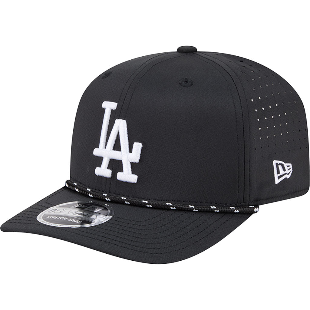 MLB Los Angeles Dodgers New Era Sport 9SEVENTY Stretch Snap Hat - Black