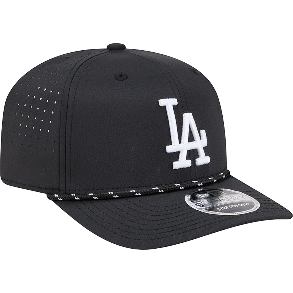 MLB Los Angeles Dodgers New Era Sport 9SEVENTY Stretch Snap Hat - Black
