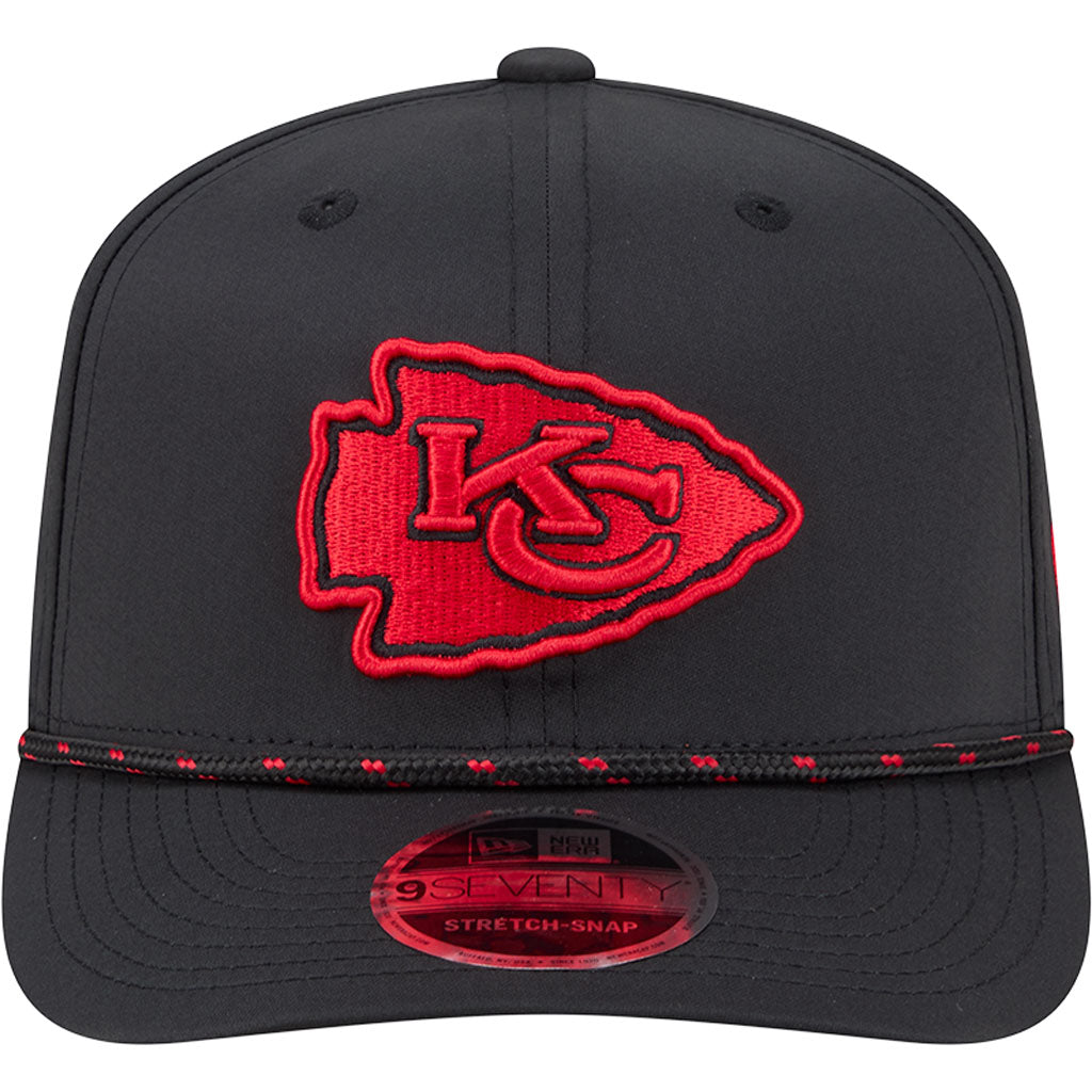 NFL Kansas City Chiefs New Era Sport 9SEVENTY Stretch Snap Hat - Black