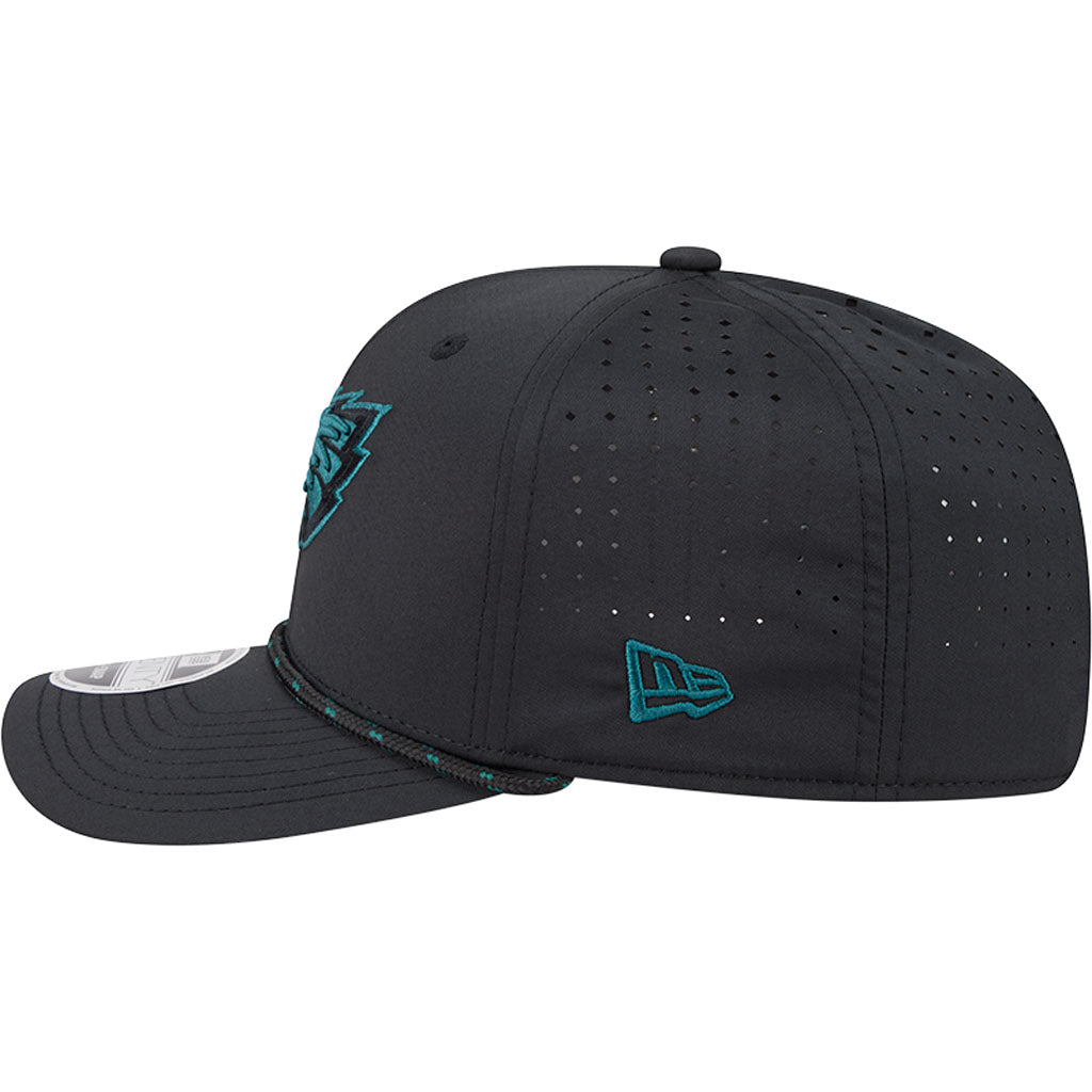 NFL Philadelphia Eagles New Era Sport 9SEVENTY Stretch Snap Hat - Black