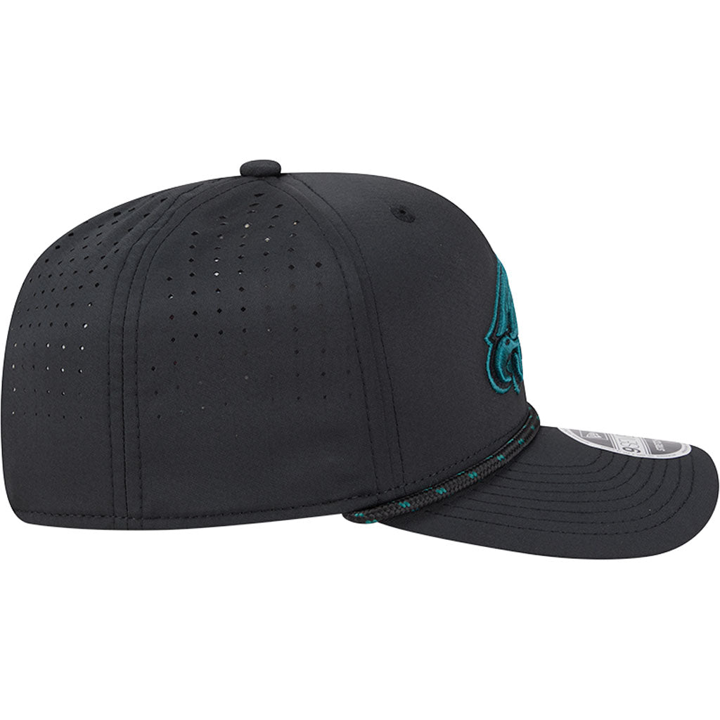 NFL Philadelphia Eagles New Era Sport 9SEVENTY Stretch Snap Hat - Black