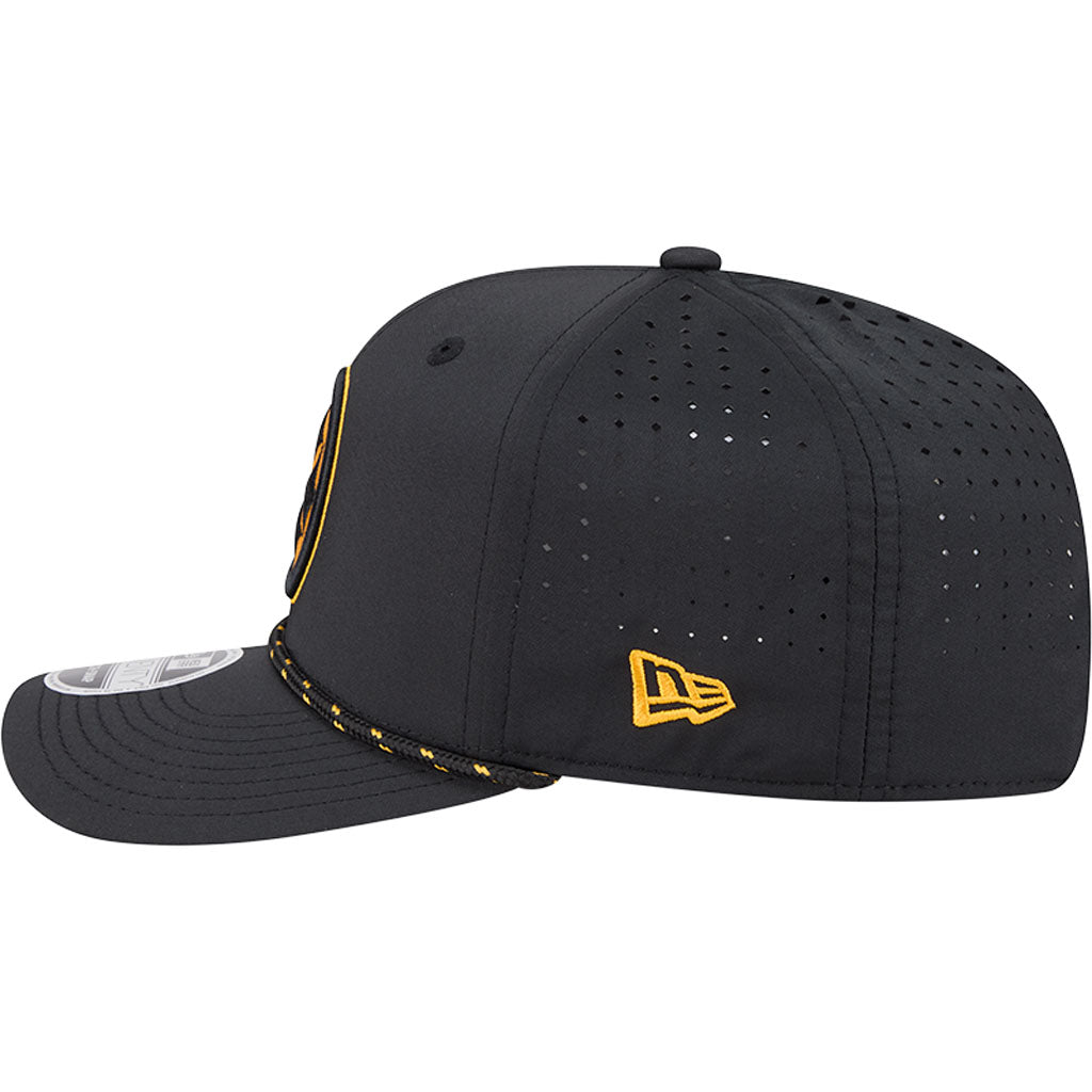 NFL Pittsburgh Steelers New Era Sport 9SEVENTY Stretch Snap Hat - Black
