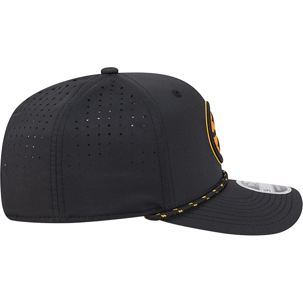NFL Pittsburgh Steelers New Era Sport 9SEVENTY Stretch Snap Hat - Black