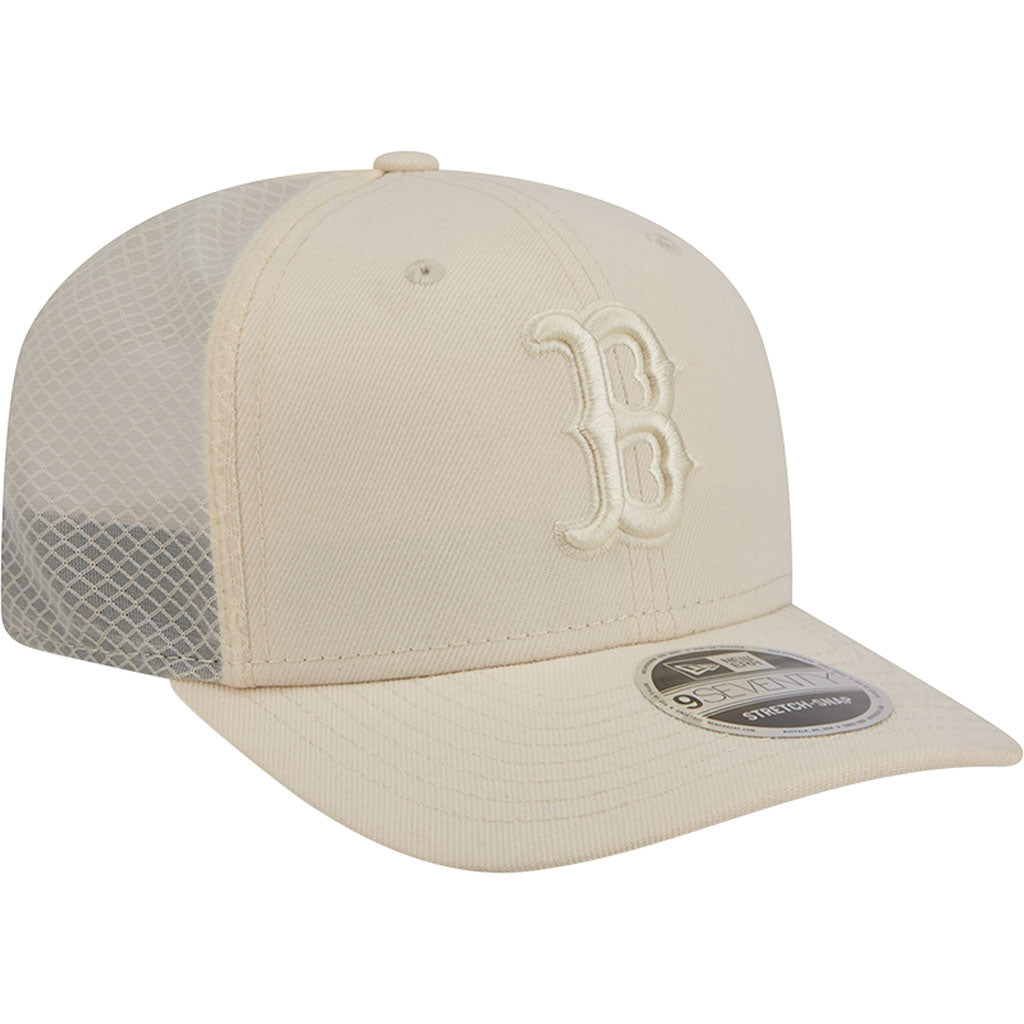 MLB Boston Red Sox New Era Vanilla 9SEVENTY Stretch Snap Hat - Cream