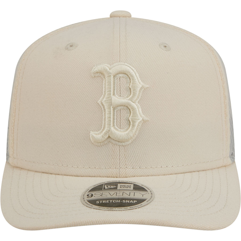 MLB Boston Red Sox New Era Vanilla 9SEVENTY Stretch Snap Hat - Cream