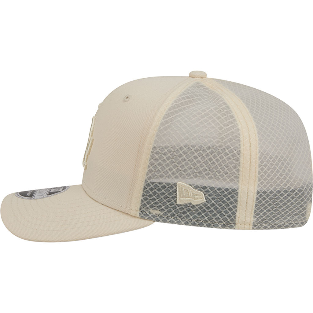 MLB Los Angeles Dodgers New Era Vanilla 9SEVENTY Stretch Snap Hat - Cream