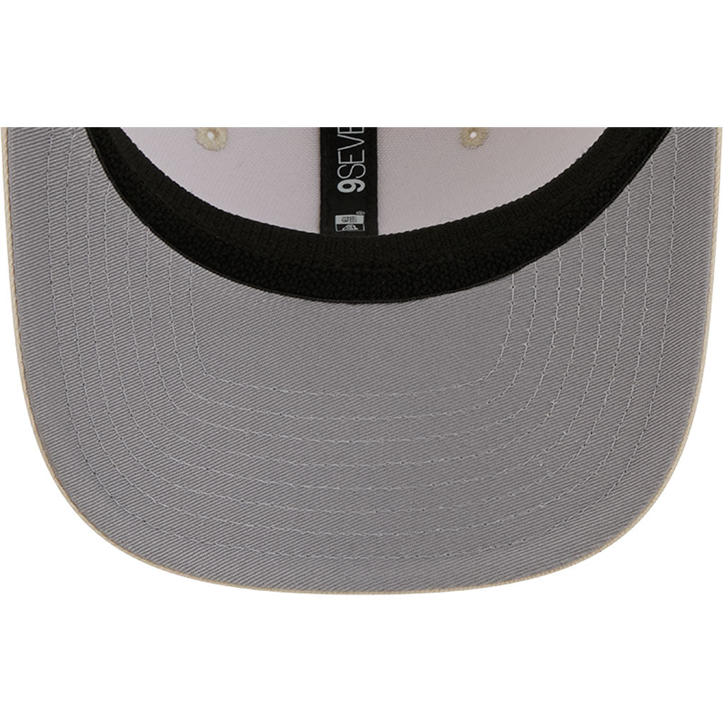 MLB Los Angeles Dodgers New Era Vanilla 9SEVENTY Stretch Snap Hat - Cream