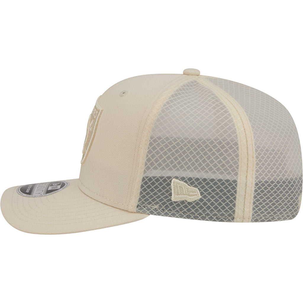 NFL Las Vegas Raiders New Era Vanilla 9SEVENTY Stretch Snap Hat - Cream