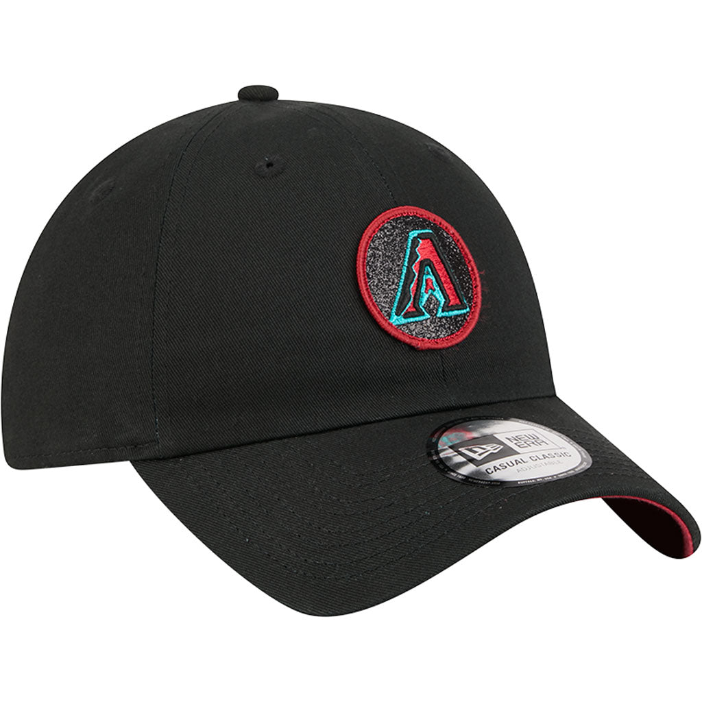 MLB Arizona Diamondbacks New Era Sparkle Casual Classic Adjustable Hat - Black