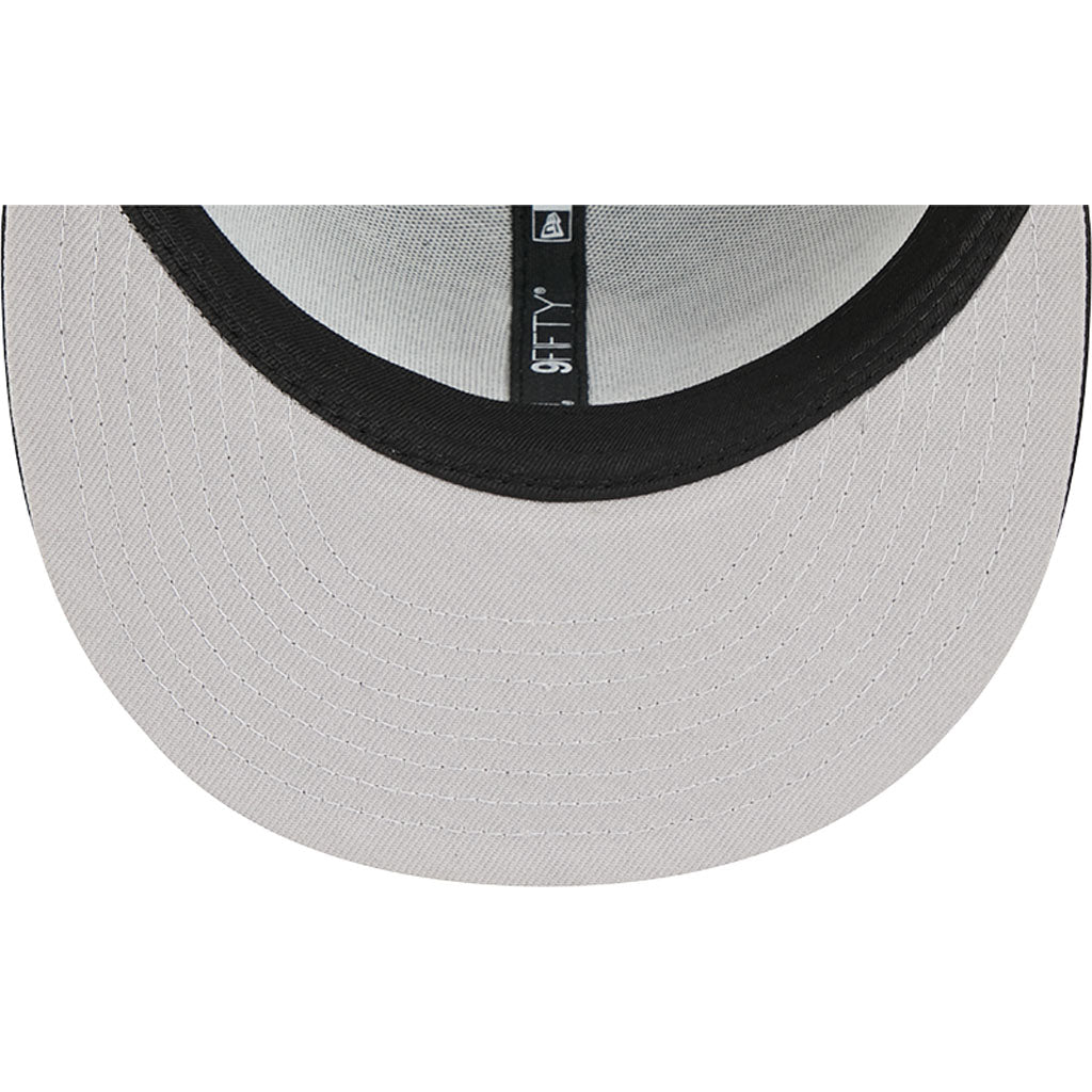 MLB Seattle Mariners New Era Black & White Trucker 9FIFTY Snapback Hat - Black