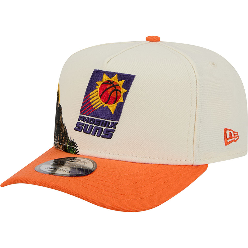 NBA Phoenix Suns New Era HWC Desert 9FIFTY A-Frame Snapback Hat - Cream