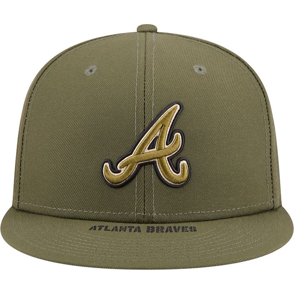 MLB Atlanta Braves New Era 2026 Armed Forces Day 59FIFTY Fitted Hat - Green