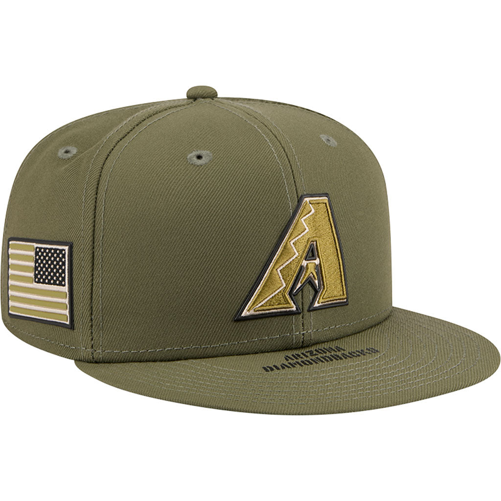 MLB Arizona Diamondbacks New Era 2026 Armed Forces Day 59FIFTY Fitted Hat - Green