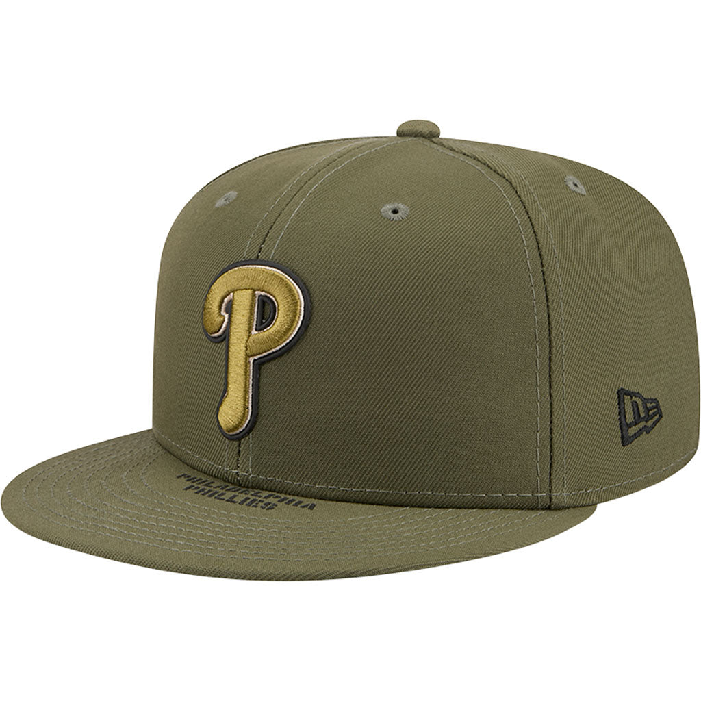 MLB Philadelphia Phillies New Era 2026 Armed Forces Day 59FIFTY Fitted Hat - Green