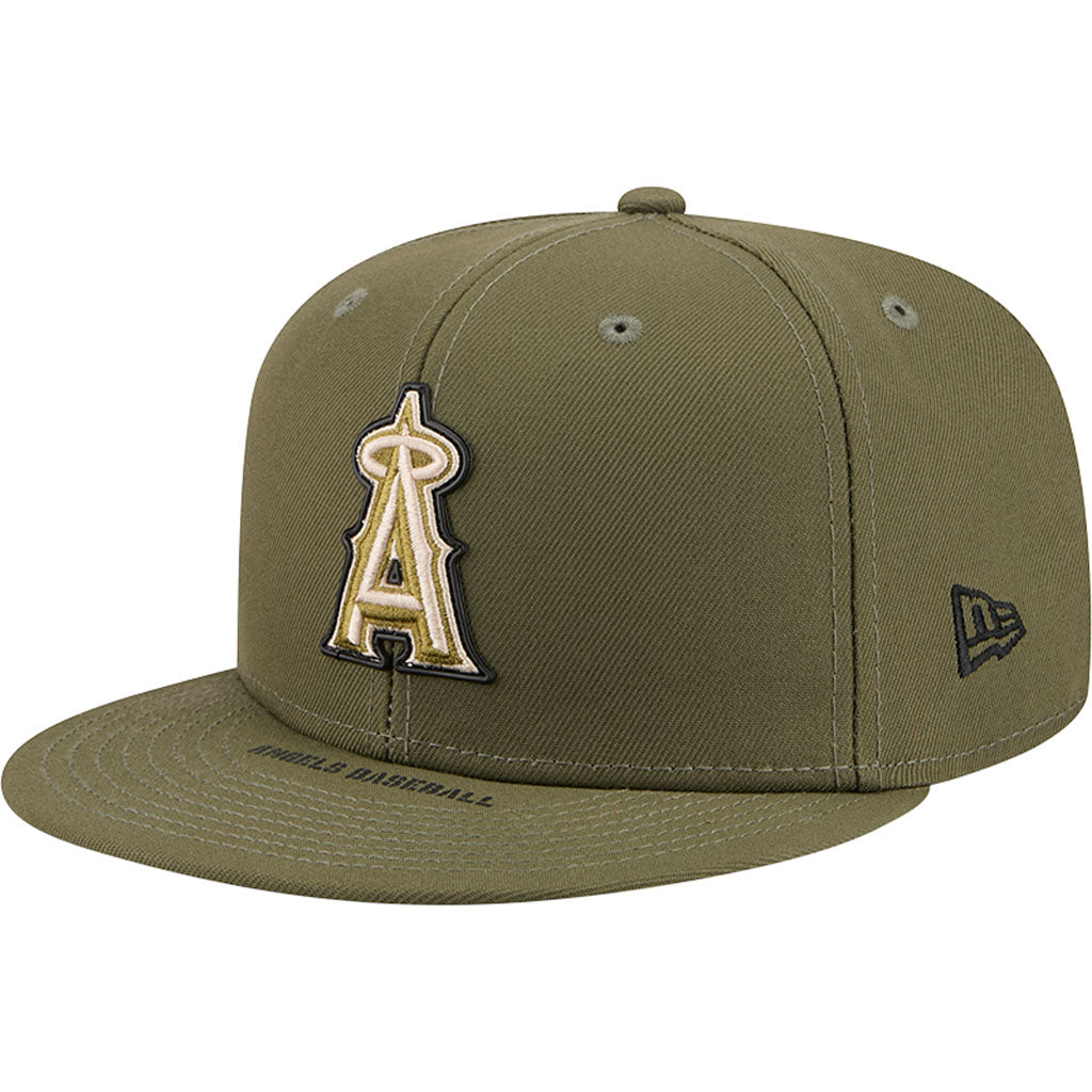MLB Los Angeles Angels New Era 2026 Armed Forces Day 59FIFTY Fitted Hat - Green