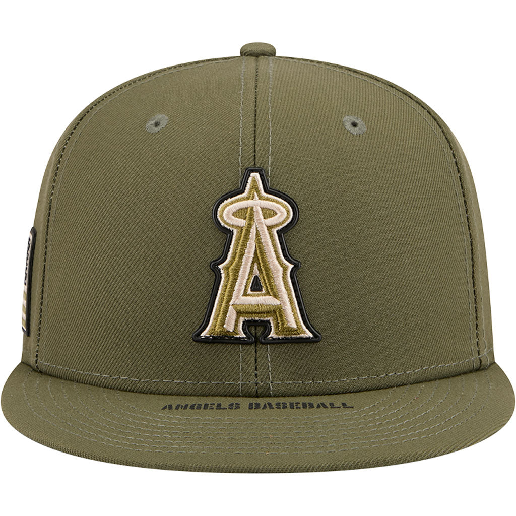 MLB Los Angeles Angels New Era 2026 Armed Forces Day 59FIFTY Fitted Hat - Green