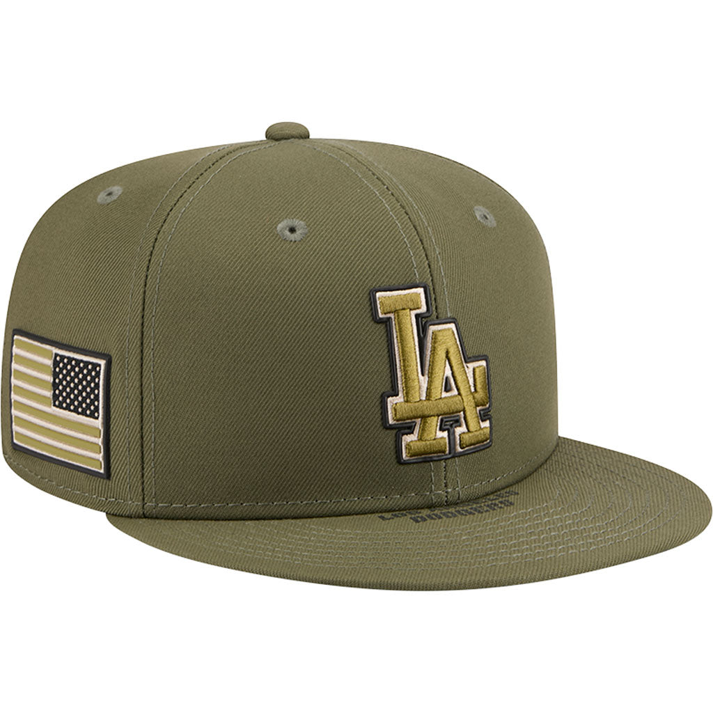 MLB Los Angeles Dodgers New Era 2026 Armed Forces Day 59FIFTY Fitted Hat - Green