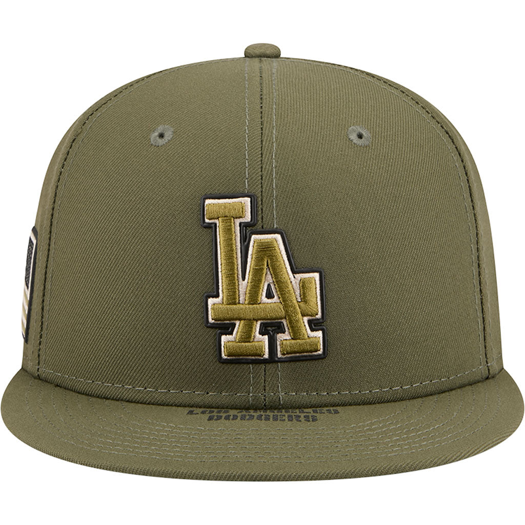 MLB Los Angeles Dodgers New Era 2026 Armed Forces Day 59FIFTY Fitted Hat - Green