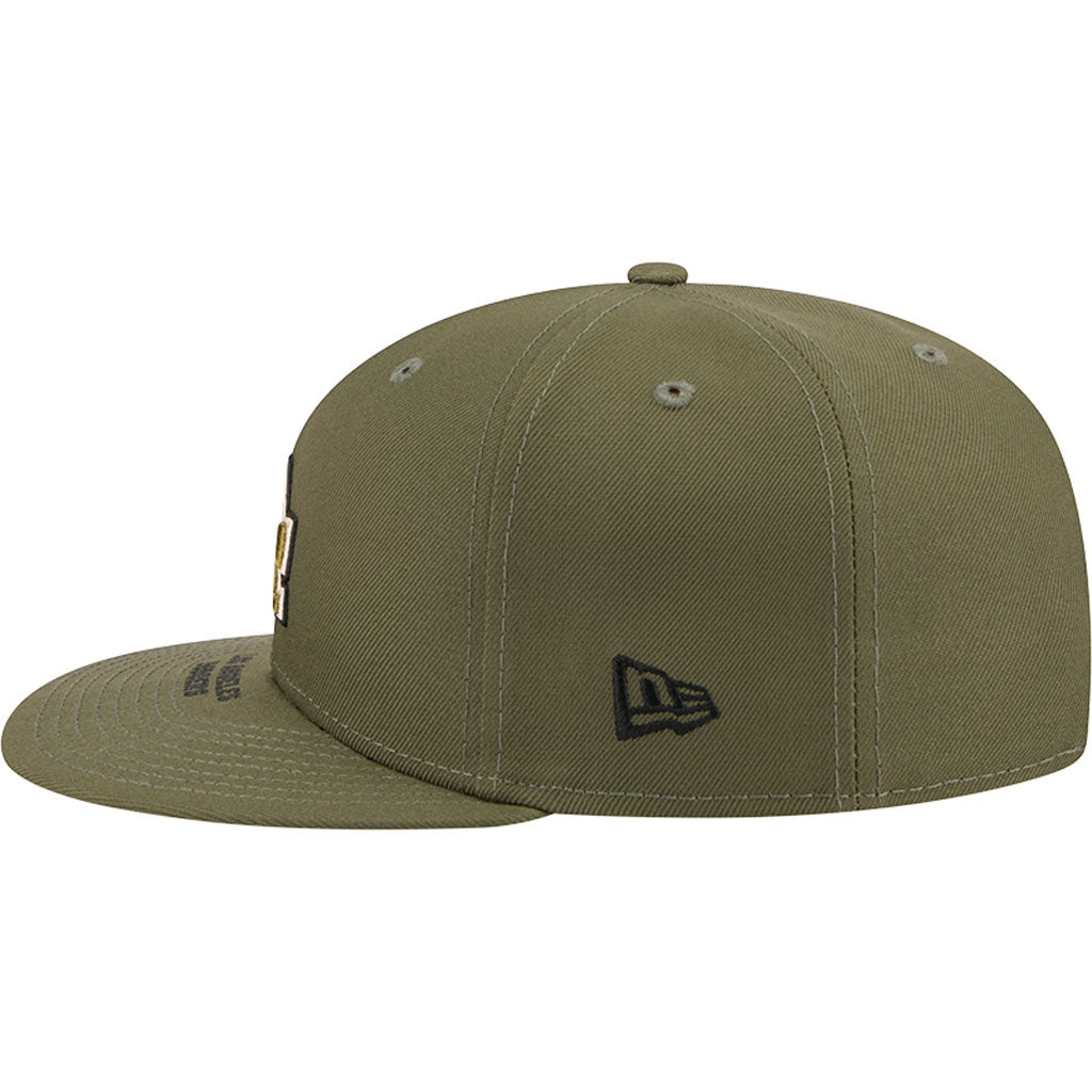 MLB Los Angeles Dodgers New Era 2026 Armed Forces Day 9FIFTY Snapback Hat - Green