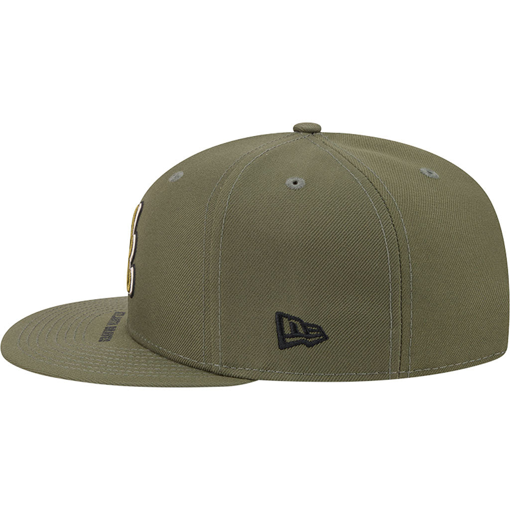 MLB Atlanta Braves New Era 2026 Armed Forces Day 9FIFTY Snapback Hat - Green
