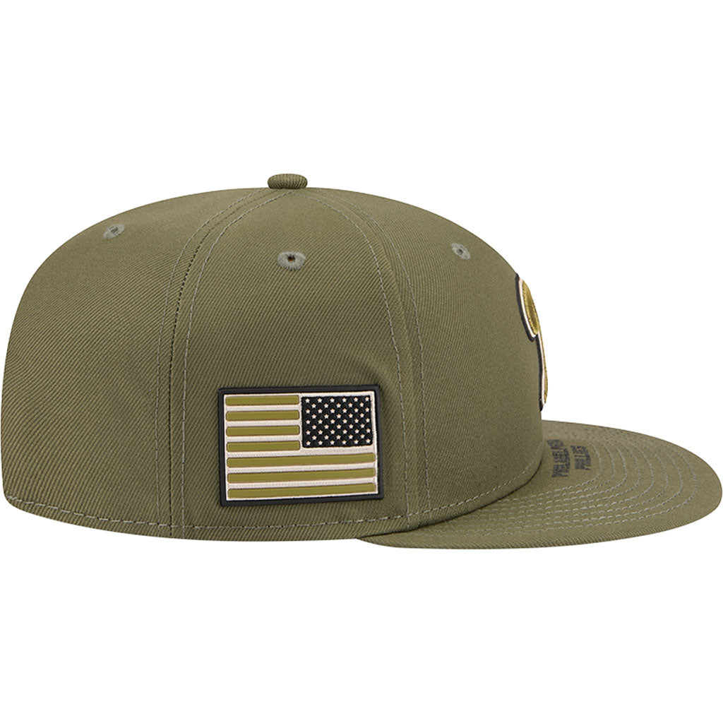 MLB Philadelphia Phillies New Era 2026 Armed Forces Day 9FIFTY Snapback Hat - Green