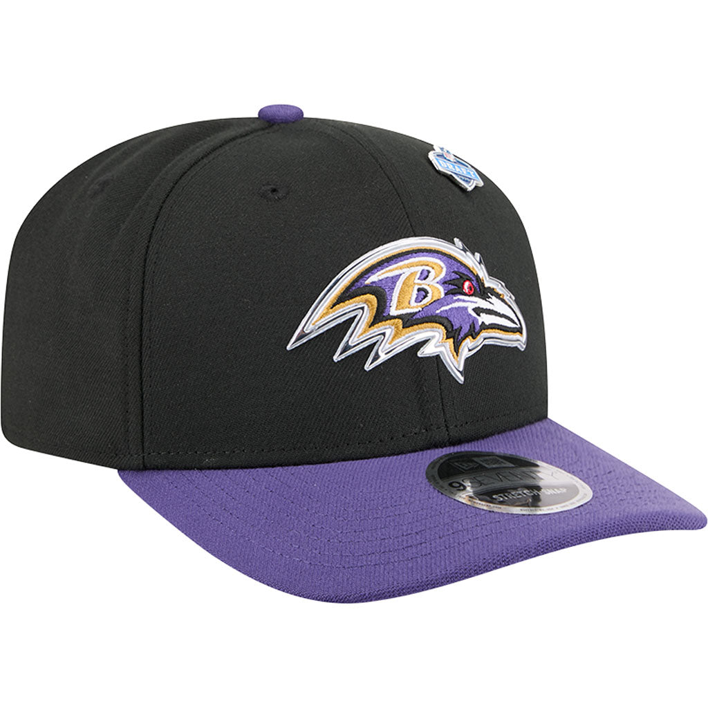 NFL Baltimore Ravens New Era 2026 Draft 9SEVENTY Snapback Hat - Black